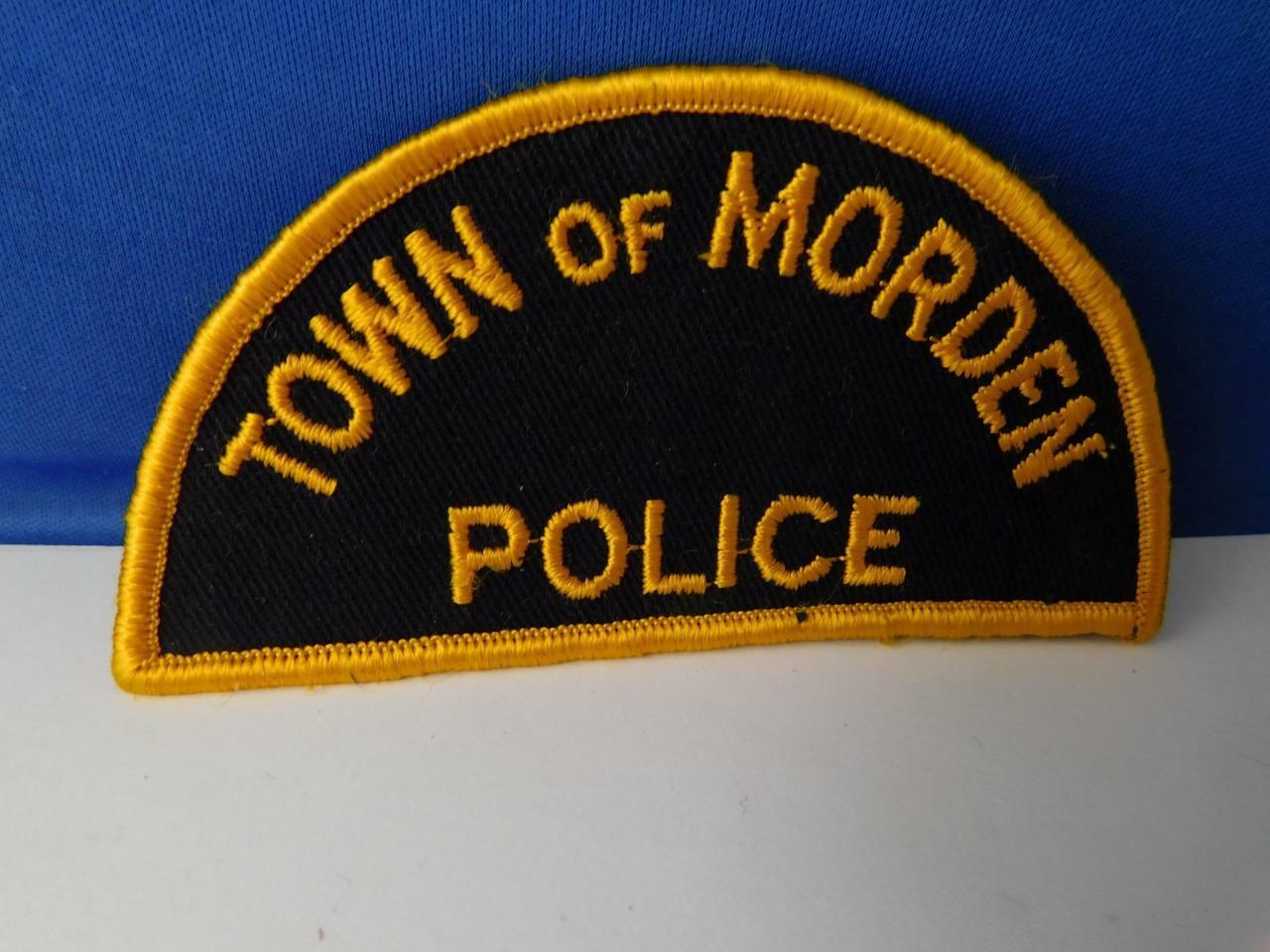 Town Of Morden Police Officer Vintage Obsolete Patch Badge Manitoba Canada